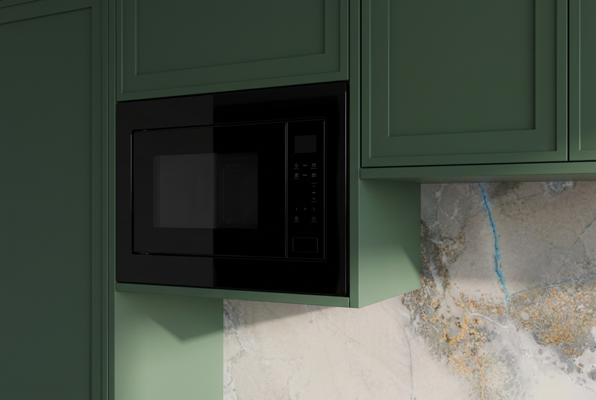 Thunderstorm L-Shape Peninsula Bespoke Kitchen | TRENZY Spaces