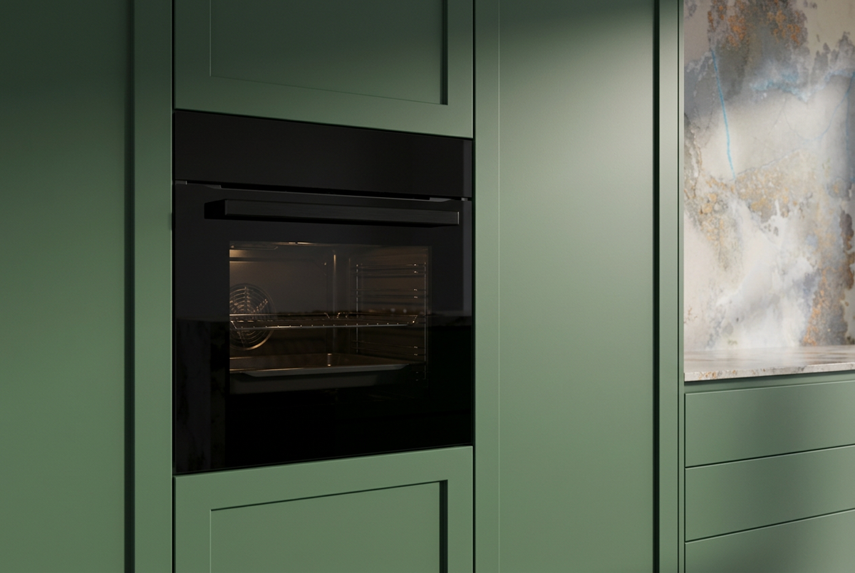 Thunderstorm L-Shape Peninsula Bespoke Kitchen | TRENZY Spaces