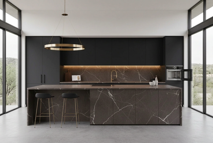 Pietra Grey Bespoke Kitchen | TRENZY Spaces Bespoke Kitchen - close-up detail
