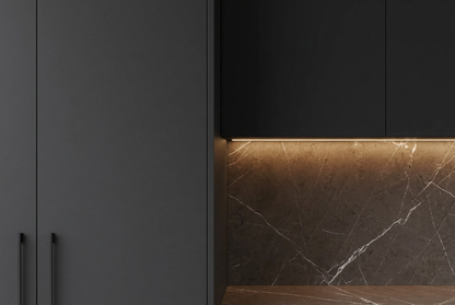 Pietra Grey Bespoke Kitchen | TRENZY Spaces Bespoke Kitchen - installed