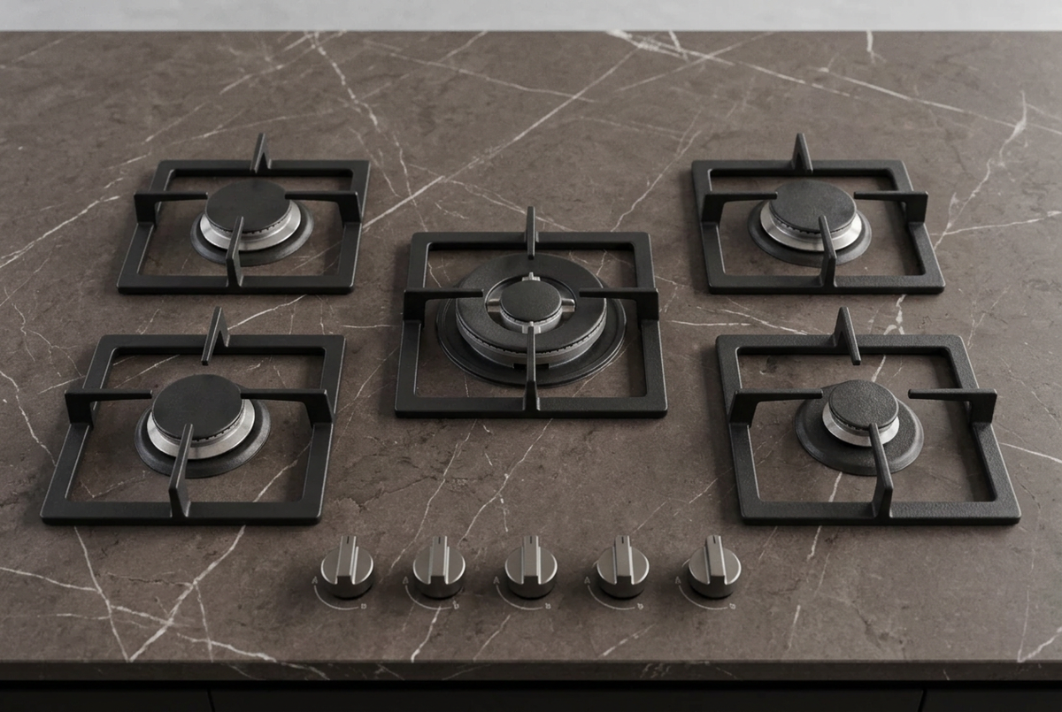 Pietra Grey Bespoke Kitchen | TRENZY Spaces Bespoke Kitchen - styled in room
