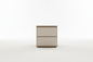 TRENZY Bedside Pedestal II – Muidan & Kalstard Oak Bedside Pedestal - front view