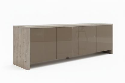 TRENZY BLOCK 4-Door Sideboard — Wide Buffet Cabinet Sideboard - view 7