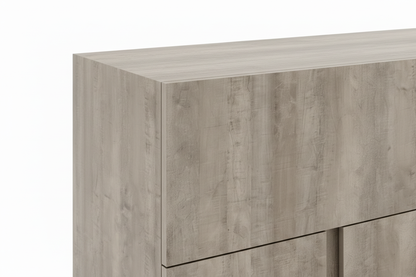 TRENZY BLOCK Bedside Pedestal Pair – Brookhill Veneer Bedside Pedestal - view 7