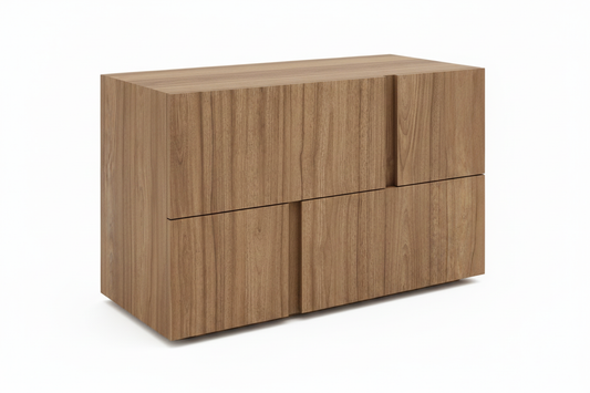 TRENZY BLOCK Bedside Pedestal Pair | Laredo Bedside Pedestal - front view
