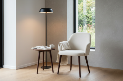 TRENZY BLOCK Cream Boucle Dining Chair Dining Chair - view 8