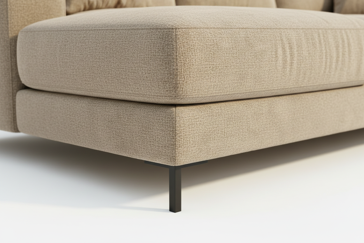 TRENZY Boucle Sectional Sofa — Beige - Sofa by Trenzy Spaces - view 3