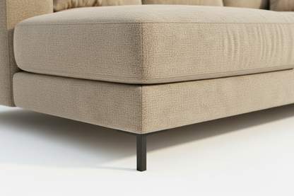 TRENZY Boucle Sectional Sofa — Beige - Sofa by Trenzy Spaces - view 3