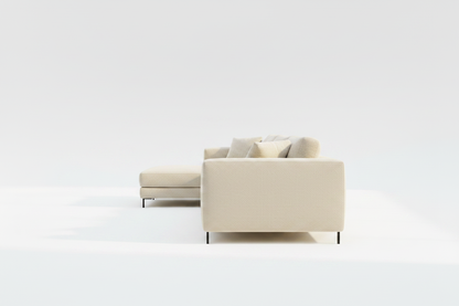 TRENZY Boucle Sectional Sofa — Cream - Sofa by Trenzy Spaces - view 4