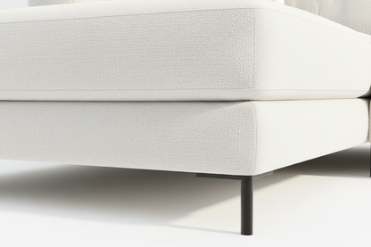 TRENZY Boucle Sectional Sofa — White - Sofa by Trenzy Spaces - view 3