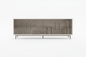 TRENZY DYNAMIQ Glass Credenza | White Gloss & Bronze Glass - Credenza by Trenzy Spaces - view 1