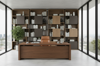 Walnut Charcoal — Home Office Lifestyle